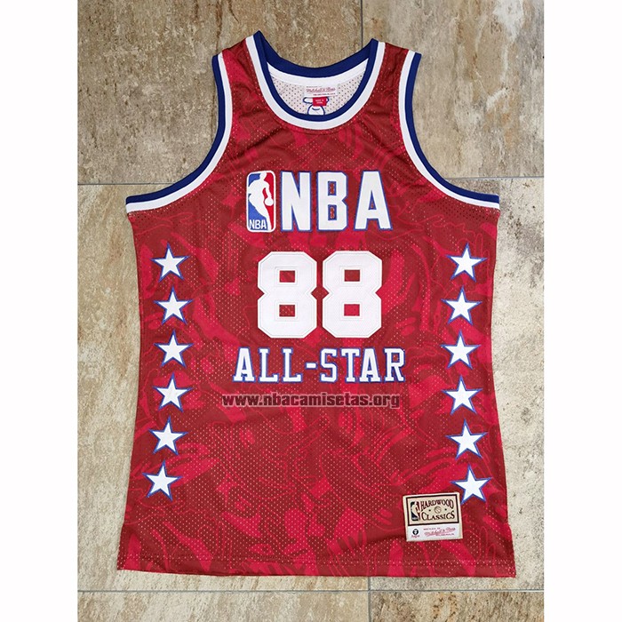 Camiseta All Star 1988 AAPE x Mitchell & Ness Rojo